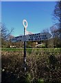 Direction Sign - Signpost by Ham Corner, Tarrant Rawston Parish