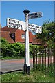 TQ5023 : Old Direction Sign - Signpost by the A272, Pound Green, Buxted Parish by Milestone Society