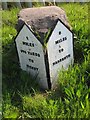 Old Milestone by the A478, Crane Cross, Saundersfoot Parish