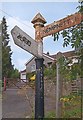 Old Direction Sign - Signpost by Upper Green Lane, Butcombe Parish