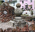 Old Wayside Cross, Cross House, Fore Street, Bishopsteignton Parish