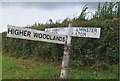 Old Direction Sign - Signpost by Bradon Lane, Isle Abbotts Parish