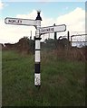 Old Direction Sign - Signpost by Stoneyford Lane, Norley Parish