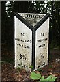 Old Milepost by Brooks Drive, Altrincham Parish