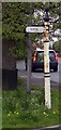 Old Direction Sign - Signpost by Chester Road, Poynton with Worth Parish