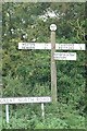 Old Direction Sign - Signpost by the B1164, Great North Road, Stone Road End, Tuxford Parish