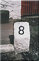 Old Milestone by the former A76, Auldgirth, Closeburn Parish