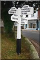 Old Direction Sign - Signpost by the B2116, Hurstpierpoint Parish