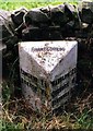 Old Milepost by the B5053, Ridge Farm, Fawfieldhead Parish