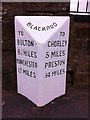 Old Milestone by the B5408, Church Street, Blackrod Parish