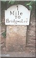 Old Milestone, B3339, Wembdon Hill, Wembdon