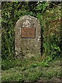 Old Milestone by the B4363, near Horsford Mill, Deuxhill Parish