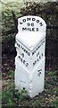 Old Milestone by the B1172, London Road, Wymondham Parish