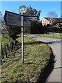 Old Direction Sign - Signpost #1, Stanton upon Hine Heath Parish