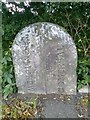 SE2124 : Old Boundary Marker by the A651, Castle Hill, Cleckheaton Parish by Milestone Society