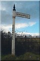 Direction Sign - Signpost south of Penhale, Duloe parish