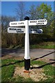 Old Direction Sign - Signpost by Rookery Lane, Warbleton Parish