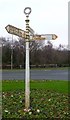 Old Direction Sign - Signpost by the A338, Lymington Road, Christchurch Parish