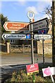 Old Direction Sign - Signpost by the B4368, Corfton, Craven Arms Parish