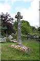 Old Wayside Cross by the Village Green, Sampford Spiney Parish