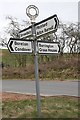 Old Direction Sign - Signpost by Cliff Hollow, Condover Parish