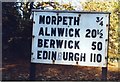 Old Sign board by the B1337,