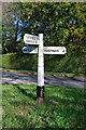 TQ7511 : Old Direction Sign - Signpost by Ballards Hill, Crowhurst Parish by Milestone Society