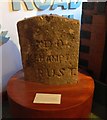 Old Boundary Marker in the Museum of Dartmoor Life