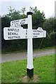 Old Direction Sign - Signpost by the A271, Boreham Street