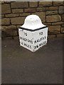 Old Milestone by the A647, Scarlet Heights, Bradford