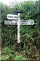 TQ1126 : Old Direction Sign - Signpost in West Chiltington Lane, Barns Green by Milestone Society