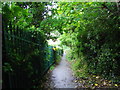 Footpath to Ashley Hill from St Werburgh