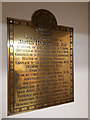 Memorial to James Margetson in Drighlington church