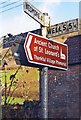 ST4850 : Old Direction Sign - Signpost by the A371, Rodney Stoke by Milestone Society