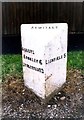 Old Milepost by the B5014, Uttoxeter Road, Handsacre