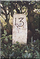 Old Milestone by the A76, Trigony House, Closeburn