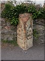 Old Milepost by the A39, Main Road, Coxley