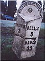 Old Milepost by the A684, Main Street, Ainderby Steeple