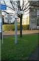 Old Direction Sign - Signpost by the A372, High Street, Aller