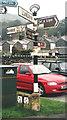 Old Direction sign - Signpost by the B4405, Abergynolwyn