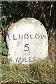 Old Milestone by the A4117, Ludlow Road, Farden