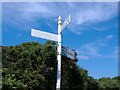 Old Direction Sign - Signpost by Higher Gear, Madron parish