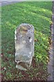 TQ4374 : Old Milestone by the A210, Bexley Road, Avery Hill by C Woodward