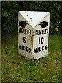 Old Milepost by the B1257, Malton Road, Slingsby