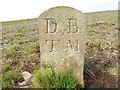 SO0912 : Old Boundary Marker on Odyn-fach, Talybont on Usk parish by Milestone Society