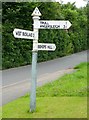 Old Direction Sign - Signpost by Coneytrowe Lane, Taunton parish