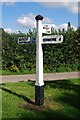 Old Direction Sign - Signpost by Horseshoe Lane, Beckley parish