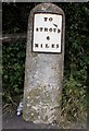 Old Milestone by the A38, Claypits, Eastington parish