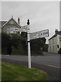 Old Direction Sign - Signpost by the A3058, St Austell