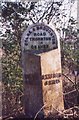 Old Milestone by the A56, Colne and Broughton Road, Thornton-in-Craven